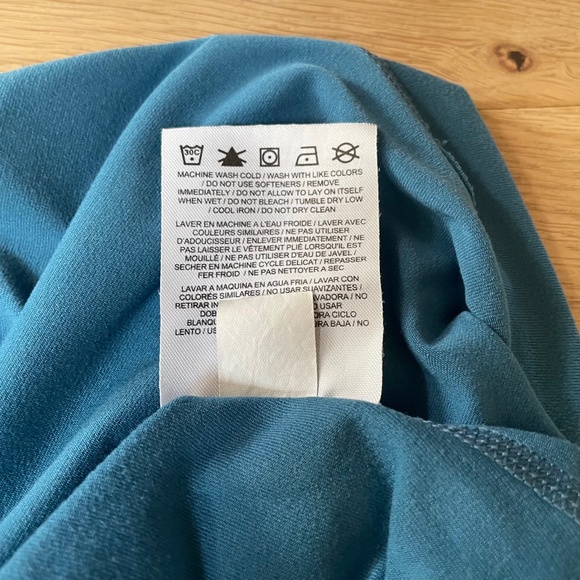 NIKE Racerback Athletic Tank Top Teal Blue NWOT - Picture 4 of 5